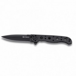 Columbia River Knife & Tool M16 Stainless Spear Point Tactical Black Plain