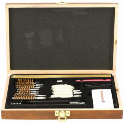 Winchester Universal Cleaning Kit 30 Pieces Wood Case