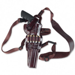 Galco Kodiak Bandolier Holds 5Rds 41/44Mag,45ACP Havana