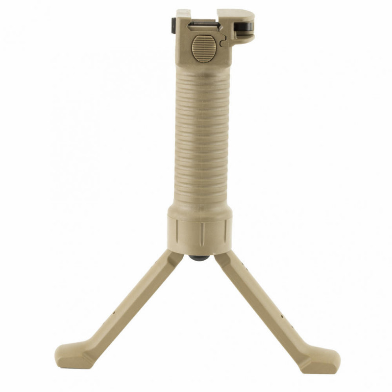 Grip-pod length Polymer Bipod Camera LVR Tan