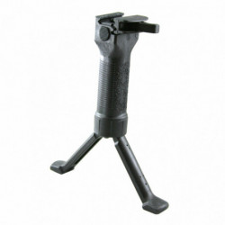 Grip-pod Mil Ply/stl Bipod Chrome Lined V2 Black