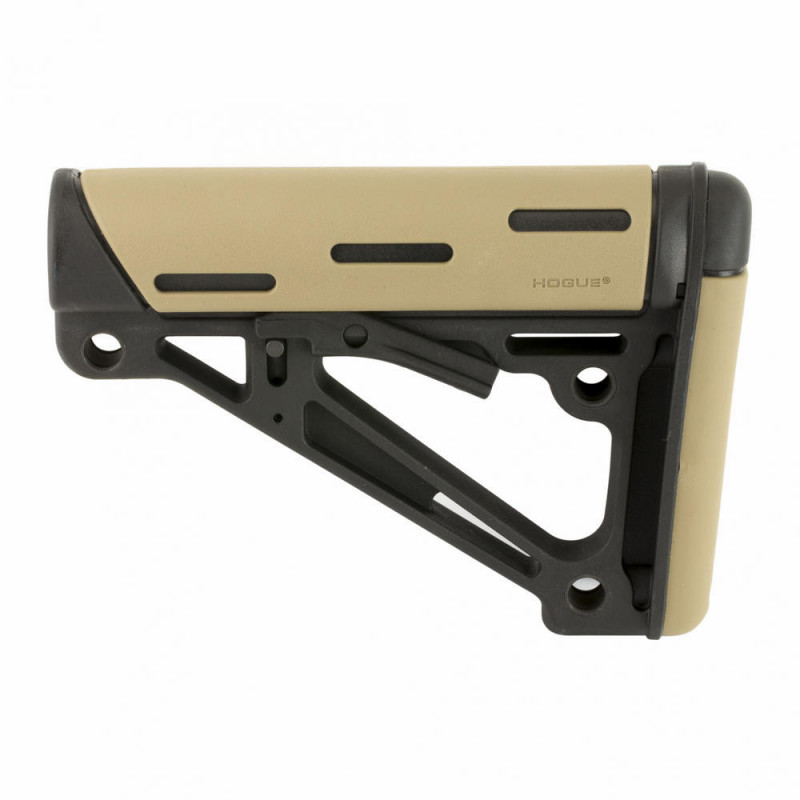 Hogue AR-15 Stock Mil-Spec Rubber FDE