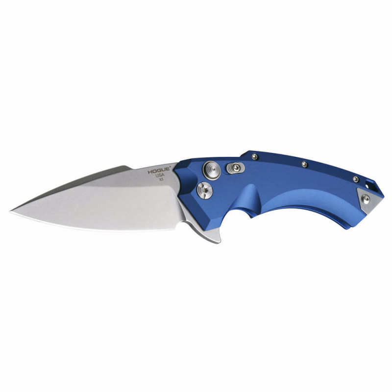 Hogue X5 3.5" Folder Tumbled Blue