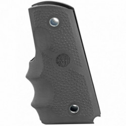 Hogue Grip 1911 Officers Finger Groves Black