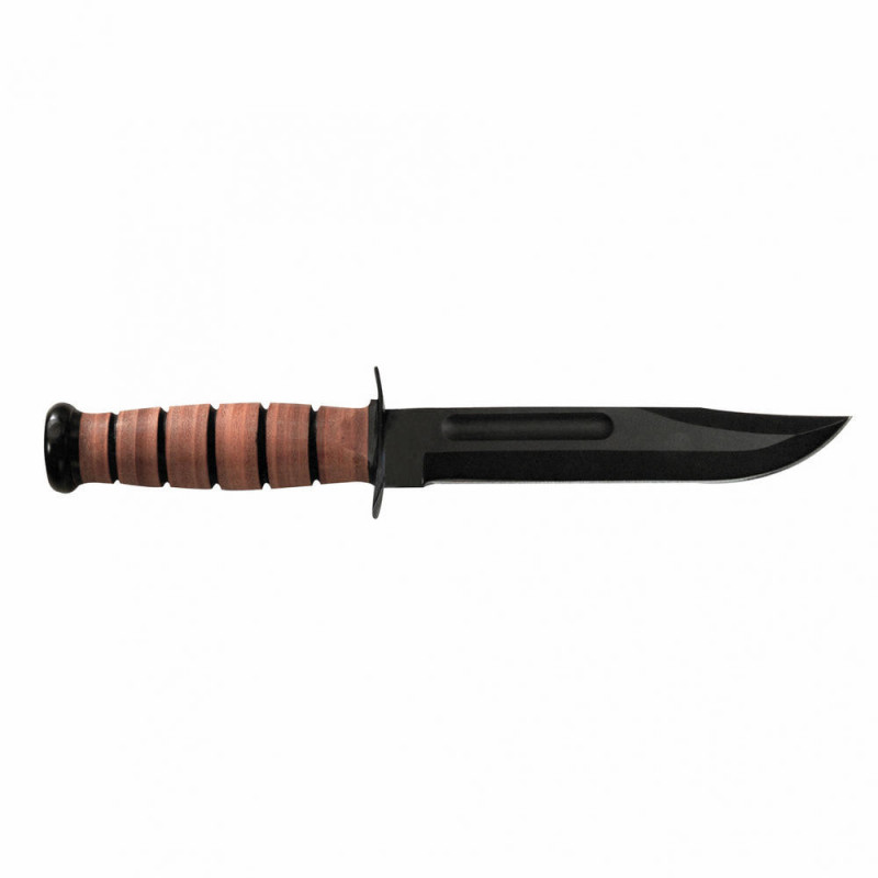 KBAR USMC Utility 7" w/Leather Sheath Plain