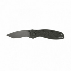 KERSHAW BLUR TANTO 3.4" BLK/BLK SERR