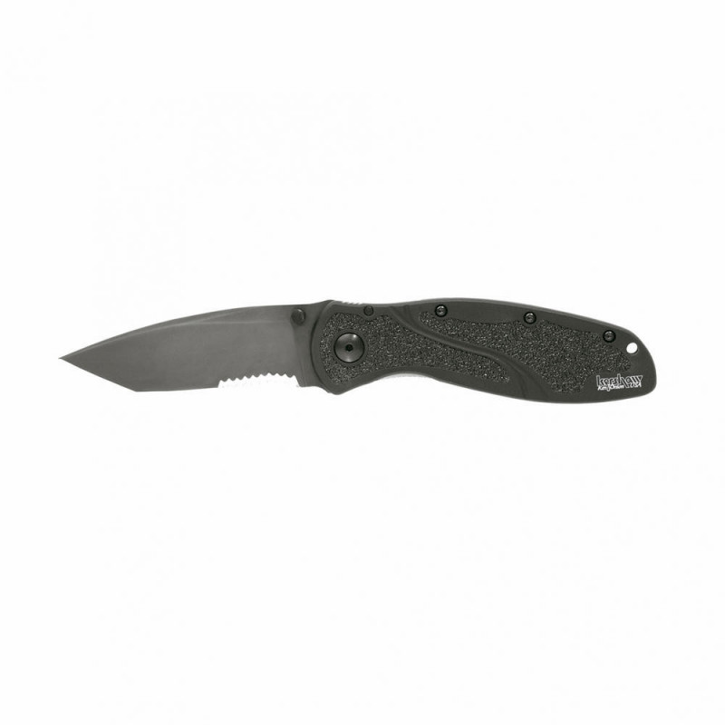 KERSHAW BLUR TANTO 3.4" BLK/BLK SERR