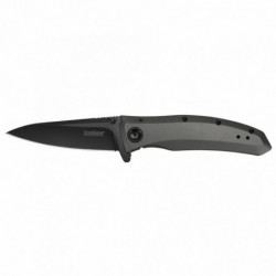 KERSHAW GRID 3.7" PLN BLACK-OXIDE