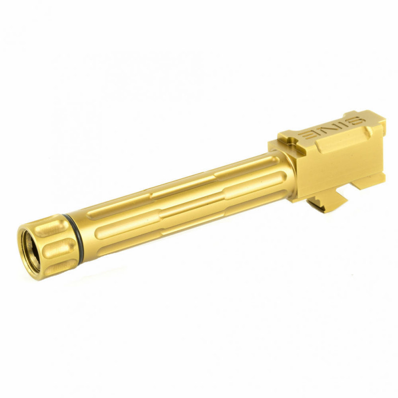 LanTac Barrel for Glock 19 Fluted Threaded Bronze