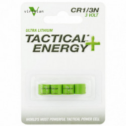 Viridian CR1/3N Lithium Battery 4Pk Green