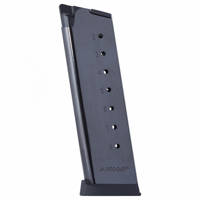 Mec-Gar Magazine Colt 45 8RD Black Blued