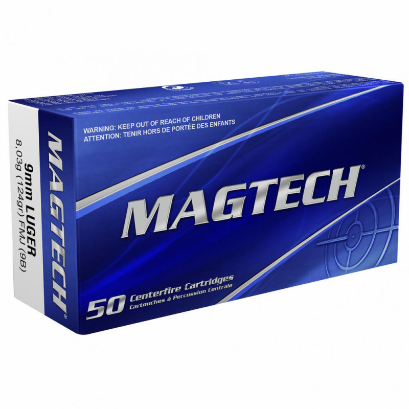 Magtech 9mm 124 Grain Full Metal Jacket 50/1000