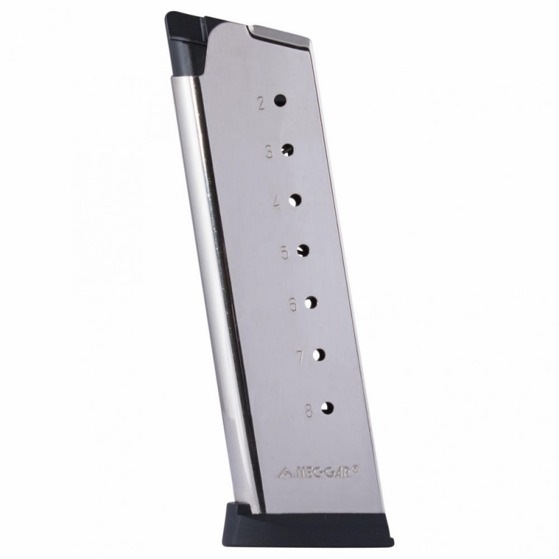 Mec-gar Magazine Colt 45 8Rd Nickel