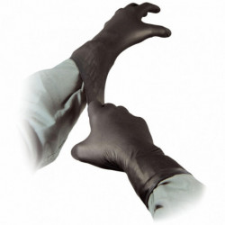 Nar Gloves Black Nitrile Large Rifle 50 Pair