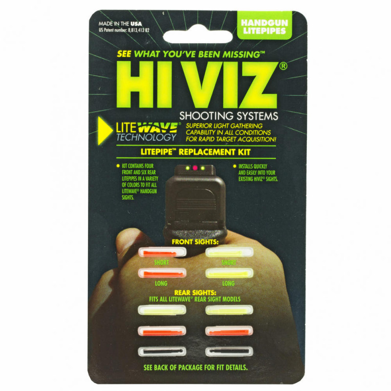 Hiviz Litewave Handgun Rplcmt Pipe Set