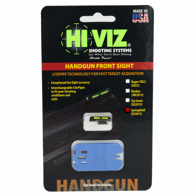 Hiviz Litewave Front Sight Springfield 1911