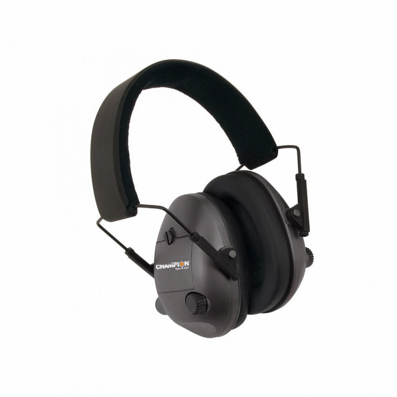 Champion Electronic Ear Muffs Black