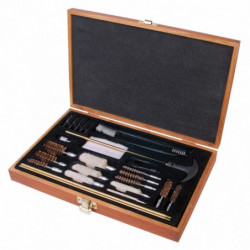 Outers 28pc .22+ Cleaning Kit Wood Box