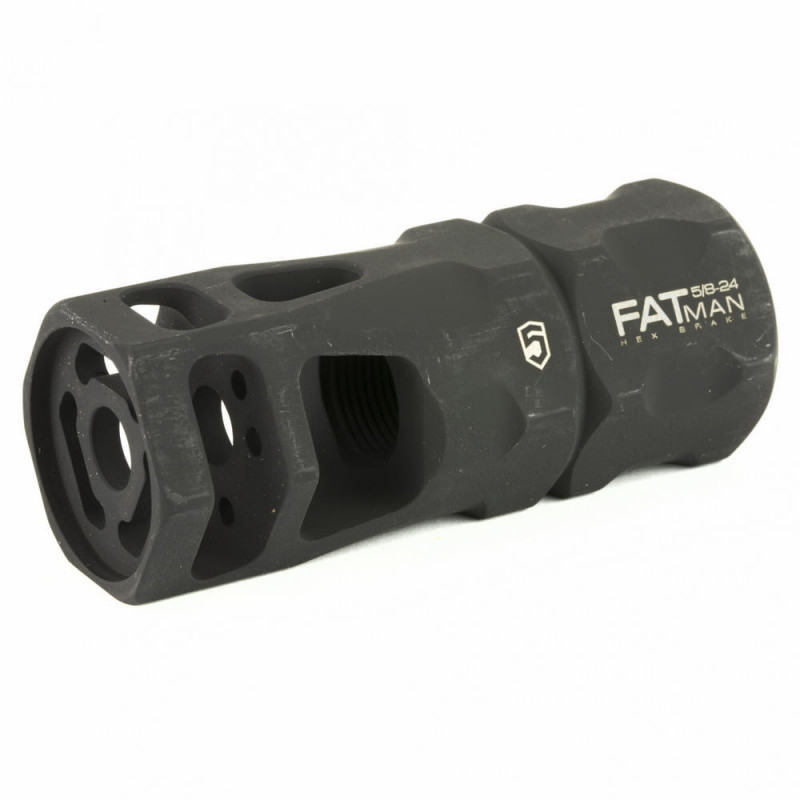 Phase5 Fatman Hex Brake 7.62mm 5/8X24RH Black