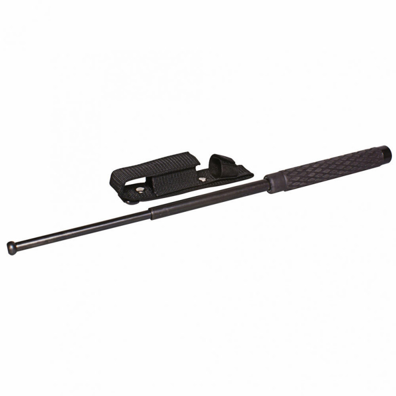 PS Express Baton 21" Rubber Grip Handle Black