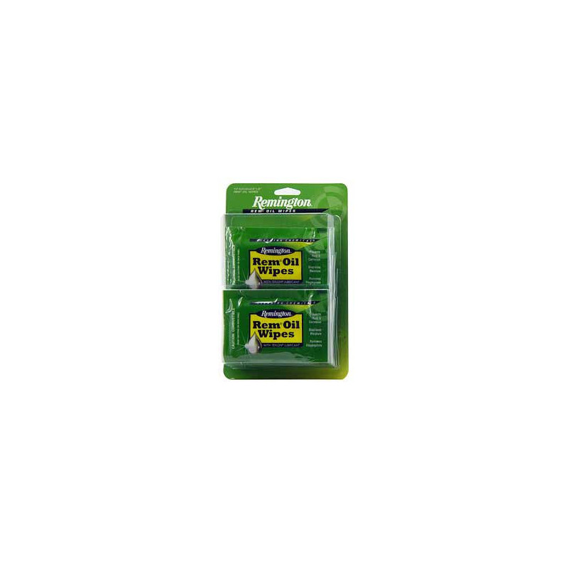 Remington Rem-oil 6"x8" Wipes 12/bx