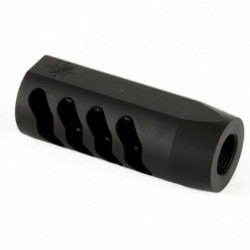 Seekins AR ATC Muzzle Brake 223 Rem/556NATO 1/2X28 Melonited Black