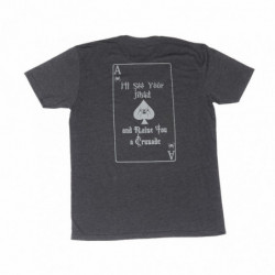 Spike's Tshirt Spades Charcoal 2x