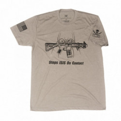 Spike's Tshirt Stops Isis Gray Large