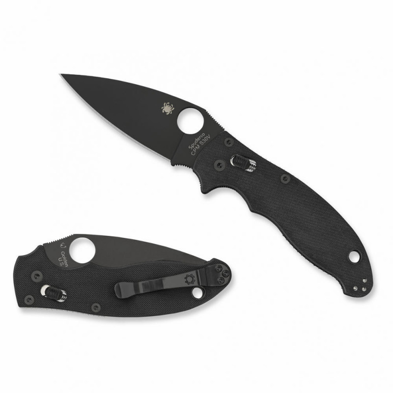 Spyderco Manix 2 Black Blade