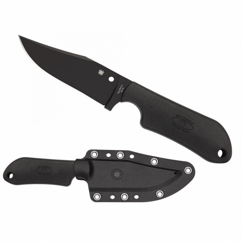 Spyderco Street Beat Light Weight Black Plain