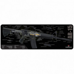 TekMat Cut Away Rifle Mat AR-15 Black