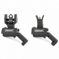 Troy Folding M4 Front Offset Sight Black