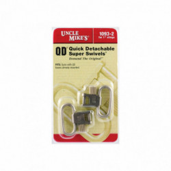 Uncle Mike's Swivels Quick Detach SS Blued 1" Nickel