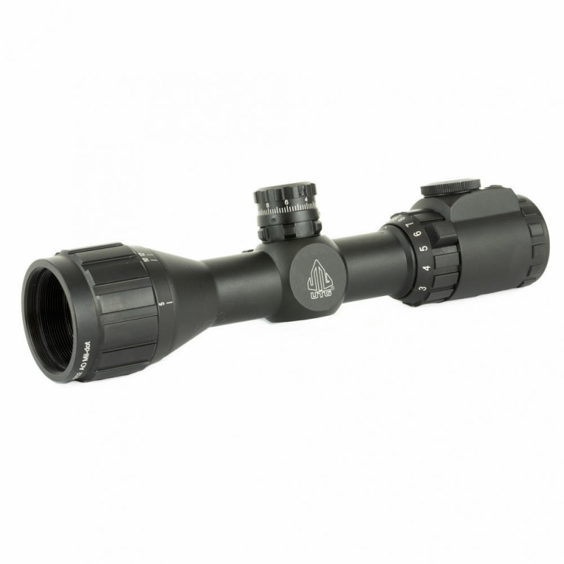 UTG 3-9X32mm BugBuster Rifle Scope 36-Color Mil-Dot w/Rings