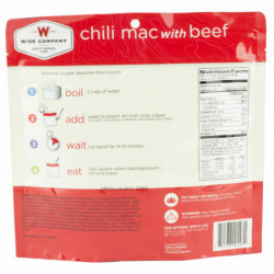 Wise Company Camping Chili Mac w/ Beef 6 Pack