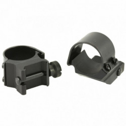 Weaver Top Mount Extended Rngs 1" Matte