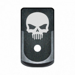 Bastion Magazine Base Plate for Glock 43 Skull