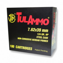 Tula 7.62x39 124gr Hp 100/1000