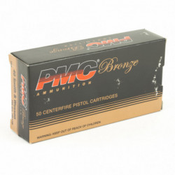 PMC Bronze 40S&W 165 Grain Full Metal Jacket 50/1000