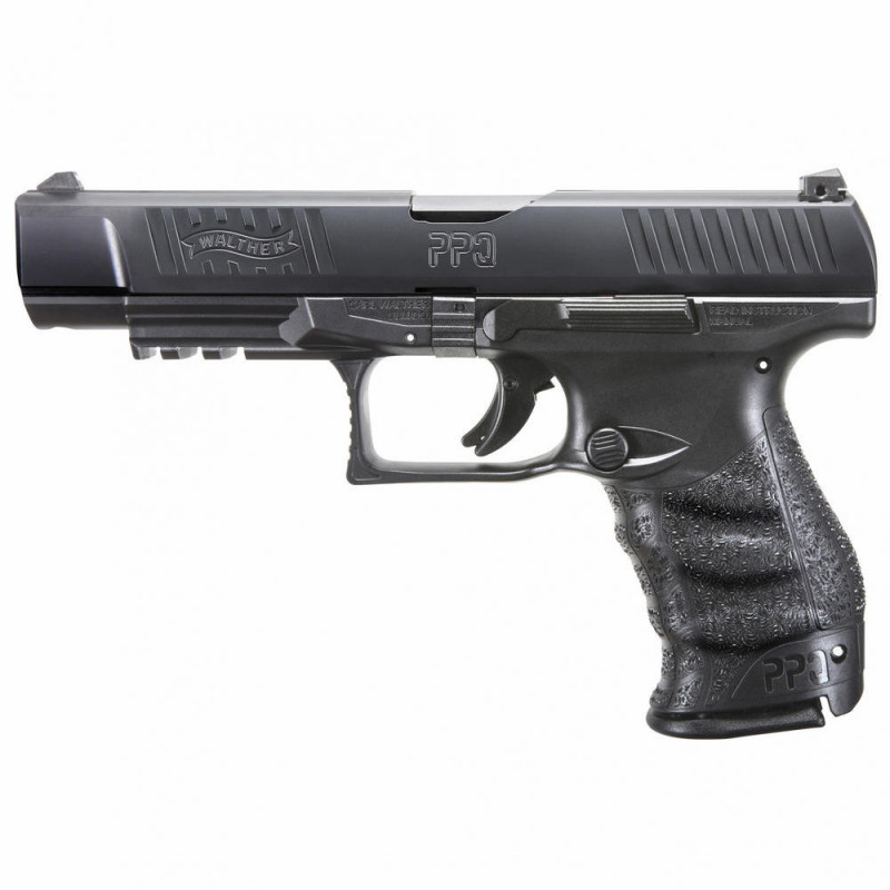 Wal Ppq M2 9mm 5" 15rd Black Pol Fs