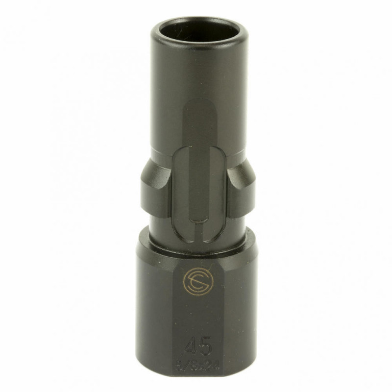 SilencerCo 3-Lug Muzzle Device 45ACP 5/8X24