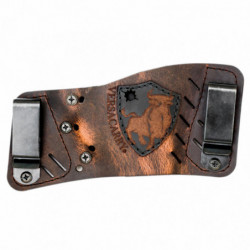 Versacarry Rapid Slide OWB/IWB Distressed Brown w/Bull Shield