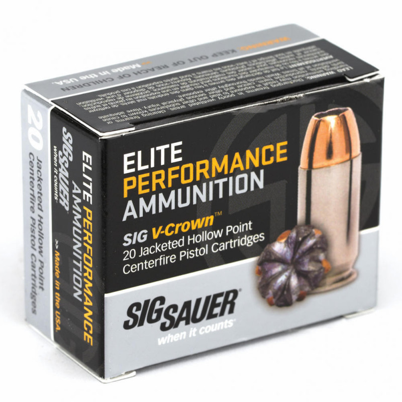 SIG AMMO 9MM 124GR JHP 20/200