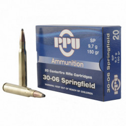 Ppu 30-06 150 Grain Solid Point 20/200