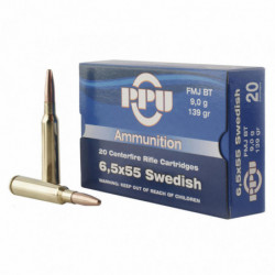 Ppu 6.5x55 Swedish Full Metal Jacket 139gr 20/200