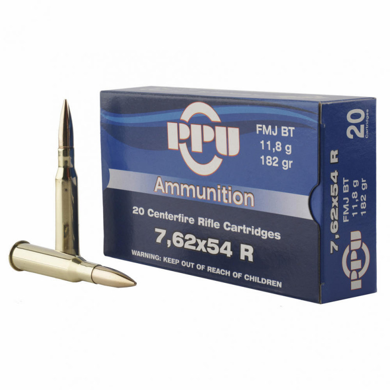 Ppu 7.62x54r Full Metal Jacket 182gr 20/200