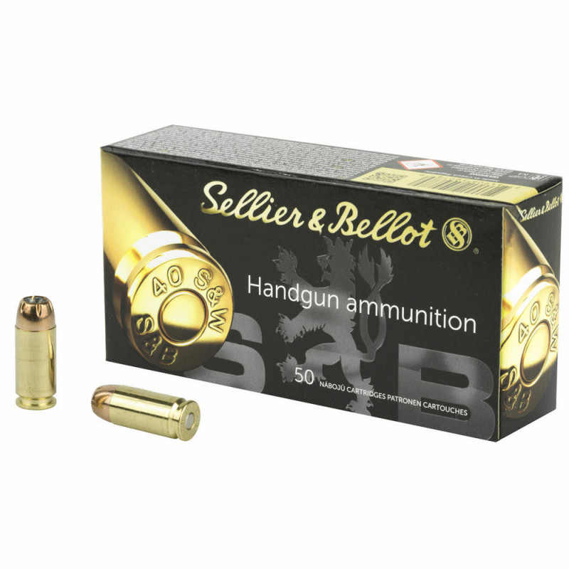 S&b 40SW 180 Grain Jacketed Hollow Point 50/1000