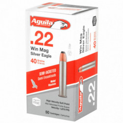 Aguila 22WMR 40Gr Soft Point Brass 50/1000