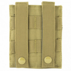 NcSTAR VISM Double Pistol Magazine Pouch Tan