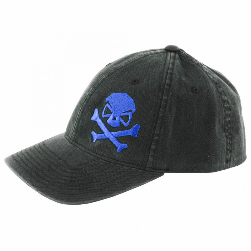 PHU SKULL FLEX HAT BLK/BLU S/M